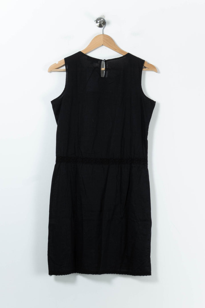 Robe Droite Noire - Taille M/38 de la marque Caroll | PARAD91597 - Vendu par Paradigme - Image 4