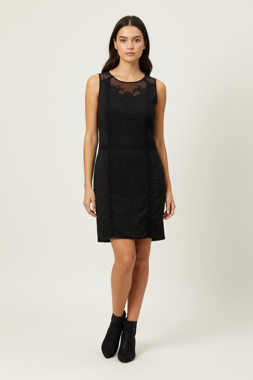 Robe Droite Noire - Taille M/38 de la marque Caroll | PARAD91597 - Vendu par Paradigme - Image 1