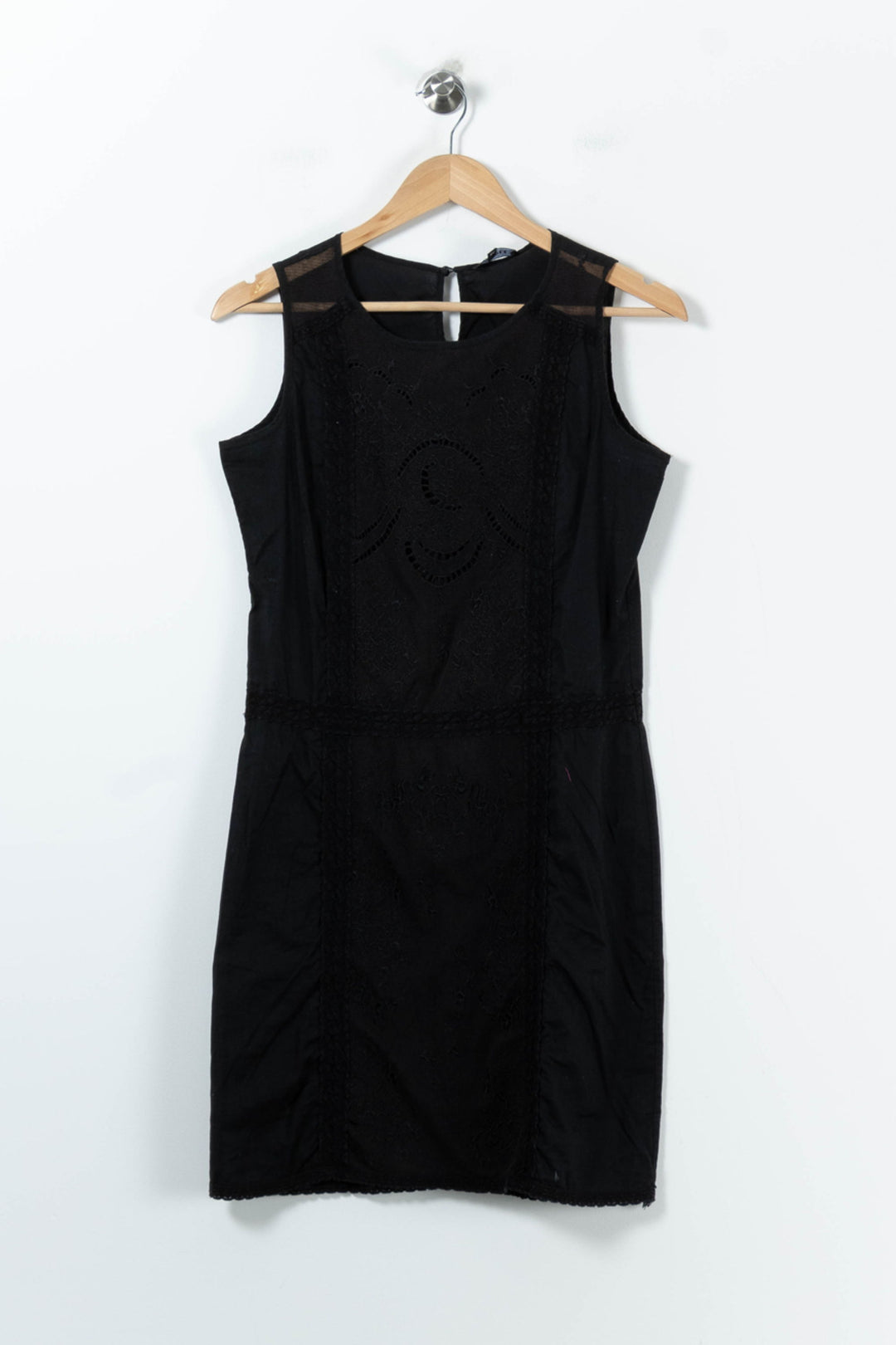 Robe Droite Noire - Taille M/38 de la marque Caroll | PARAD91597 - Vendu par Paradigme - Image 2