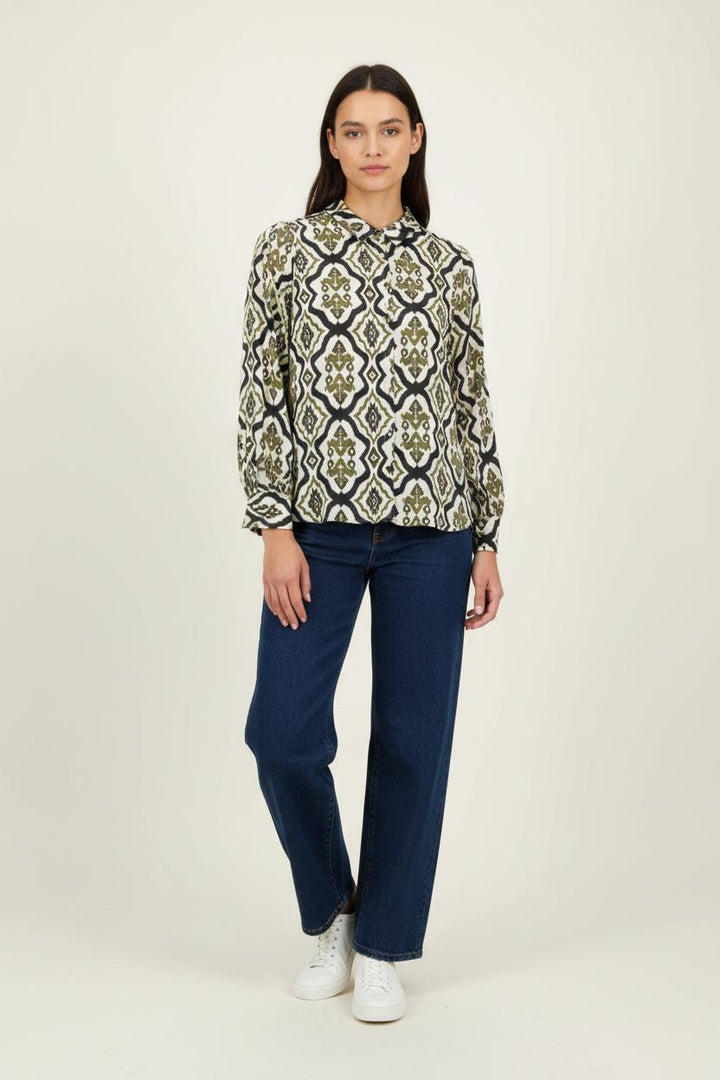 Chemise Verte et Noire - Taille M/38 de la marque La Petite Etoile | PARAD91598 - Vendu par Paradigme - Image 1
