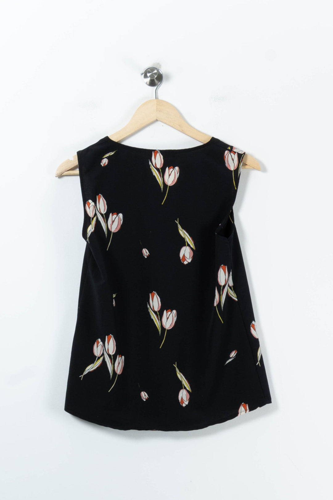 Blouse Sans Manches Noire - Taille M/38 de la marque La Fée Maraboutée | PARAD91599 - Vendu par Paradigme - Image 4