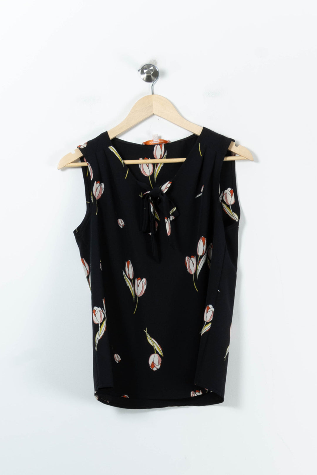 Blouse Sans Manches Noire - Taille M/38 de la marque La Fée Maraboutée | PARAD91599 - Vendu par Paradigme - Image 2