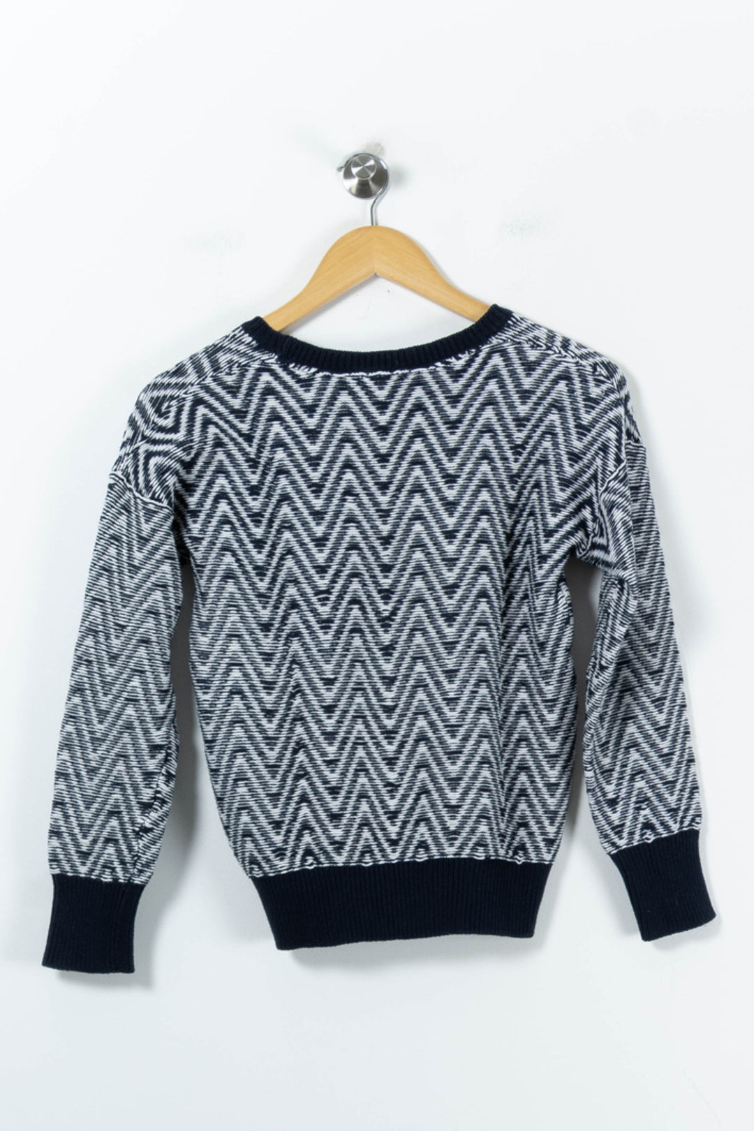 Pull Bleu et Blanc - Taille XS/34 de la marque Suncoo | PARAD91605 - Vendu par Paradigme - Image 4