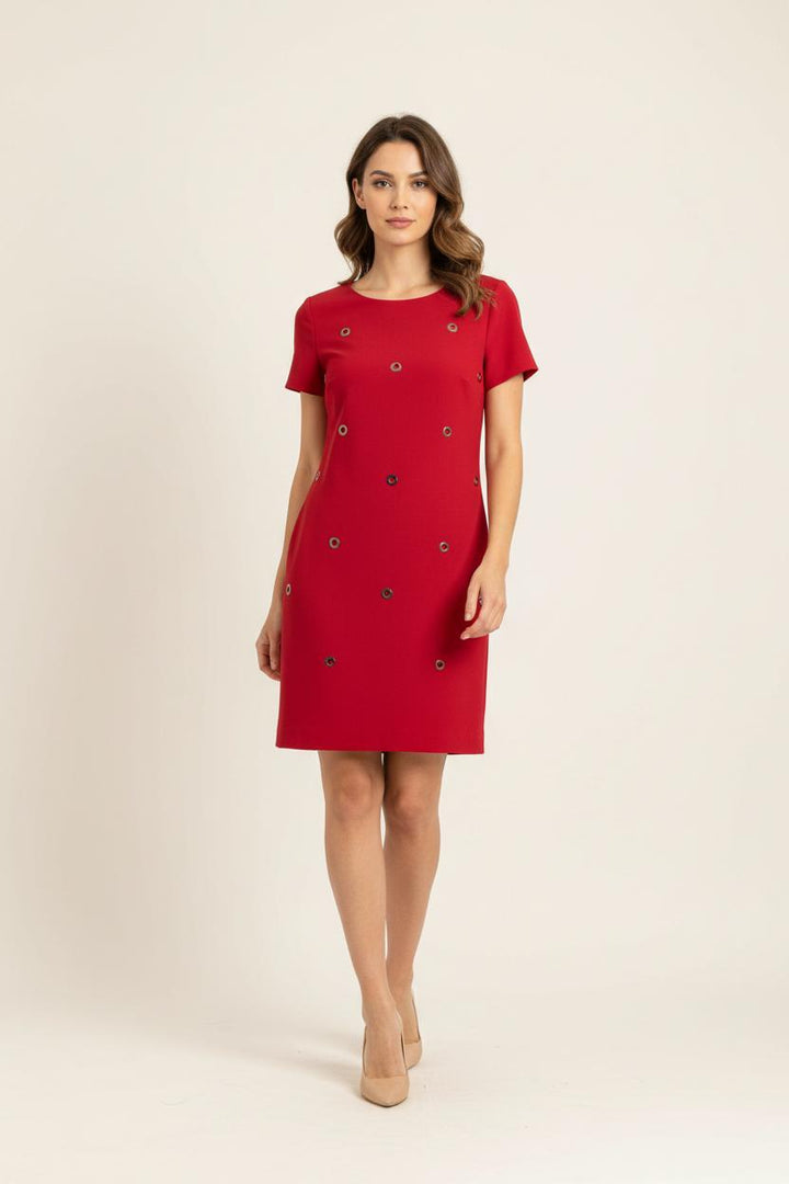 Robe Courte Rouge - Taille M/38 de la marque Maison 123 | PARAD91606 - Vendu par Paradigme - Image 1