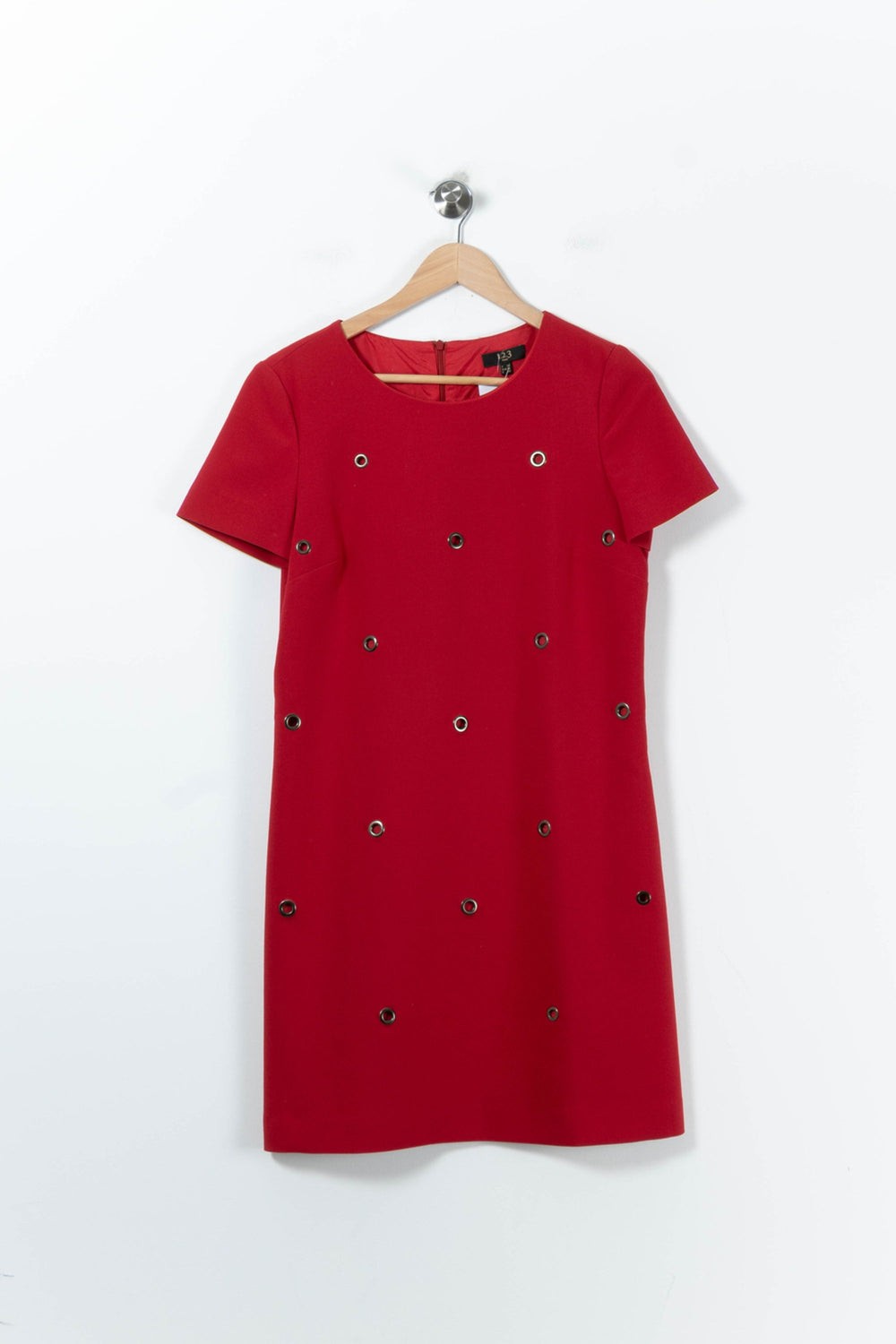 Robe Courte Rouge - Taille M/38 de la marque Maison 123 | PARAD91606 - Vendu par Paradigme - Image 2