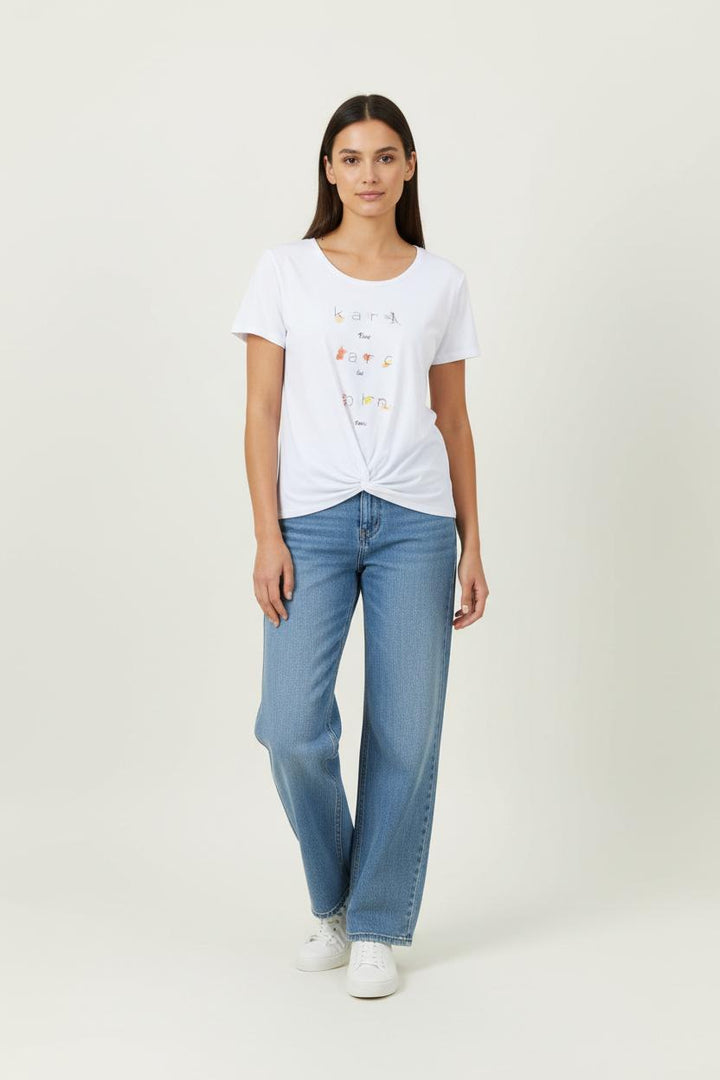 Tee-shirt Blanc - Taille M/38 de la marque Karl Marc John | PARAD91608 - Vendu par Paradigme - Image 1