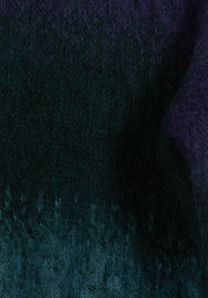 Pull Vert et Bleu - Taille S/36 de la marque La Fée Maraboutée | PARAD91614 - Vendu par Paradigme - Image 3