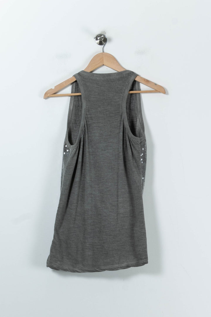 Débardeur Gris - Taille XL/42 de la marque La Fée Maraboutée | PARAD91621 - Vendu par Paradigme - Image 4