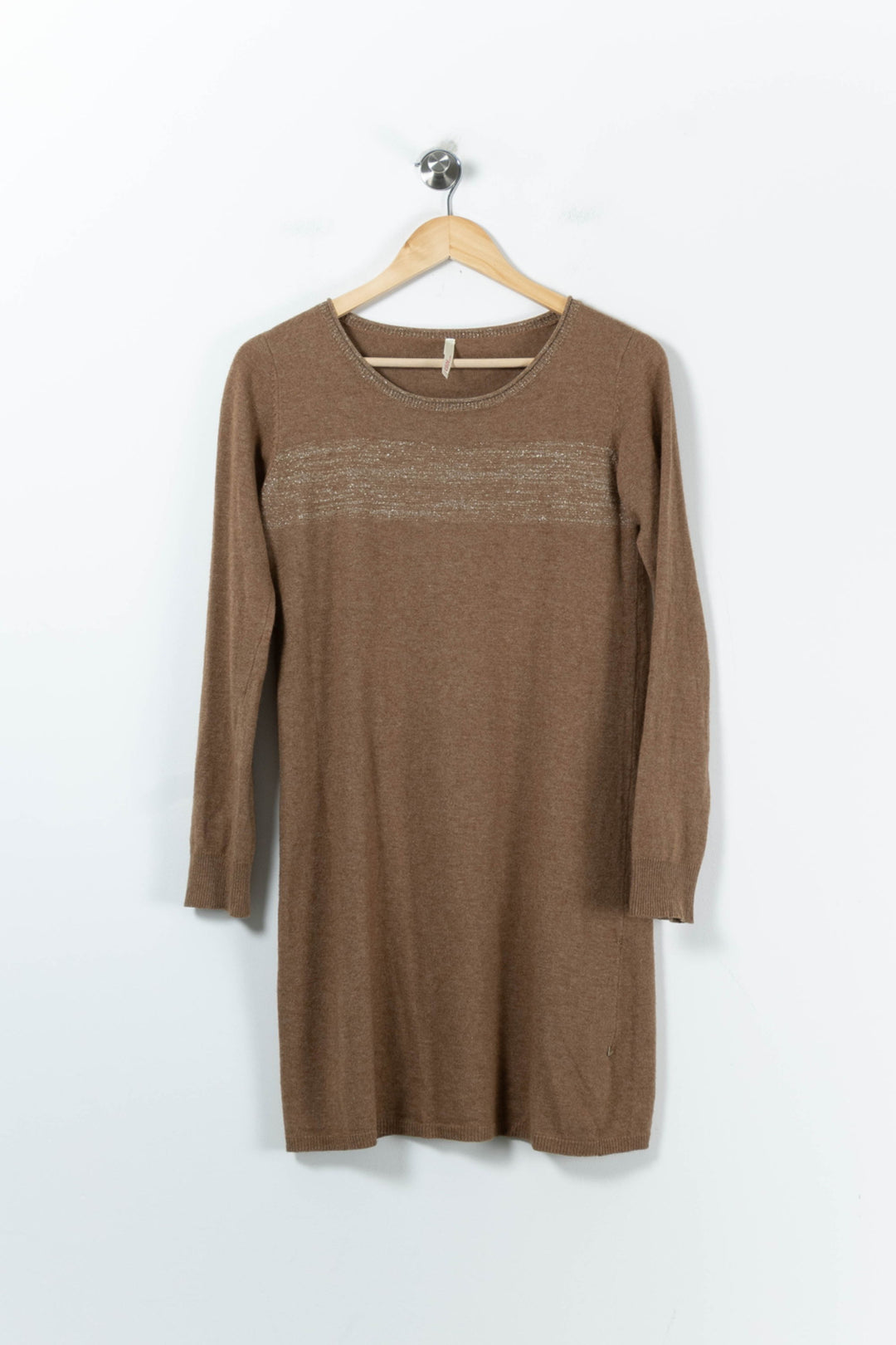Robe Pull Marron - Taille M/38 de la marque I.Code | PARAD91628 - Vendu par Paradigme - Image 2