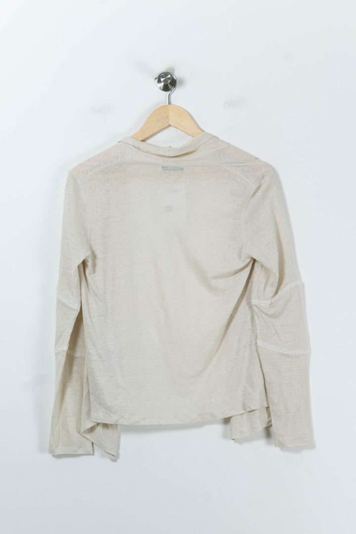 Cardigan Beige - Taille XS/34 de la marque ZAPA | PARAD91630 - Vendu par Paradigme - Image 4
