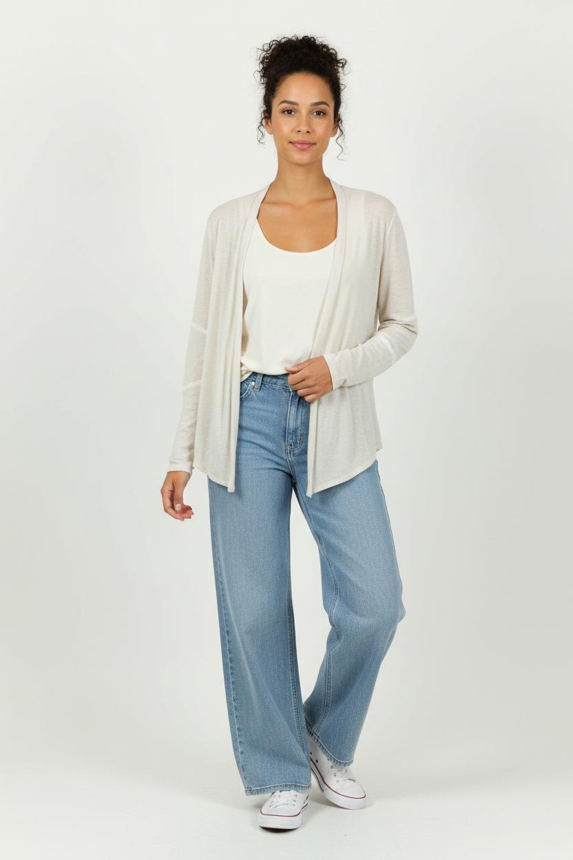 Cardigan Beige - Taille XS/34 de la marque ZAPA | PARAD91630 - Vendu par Paradigme - Image 1