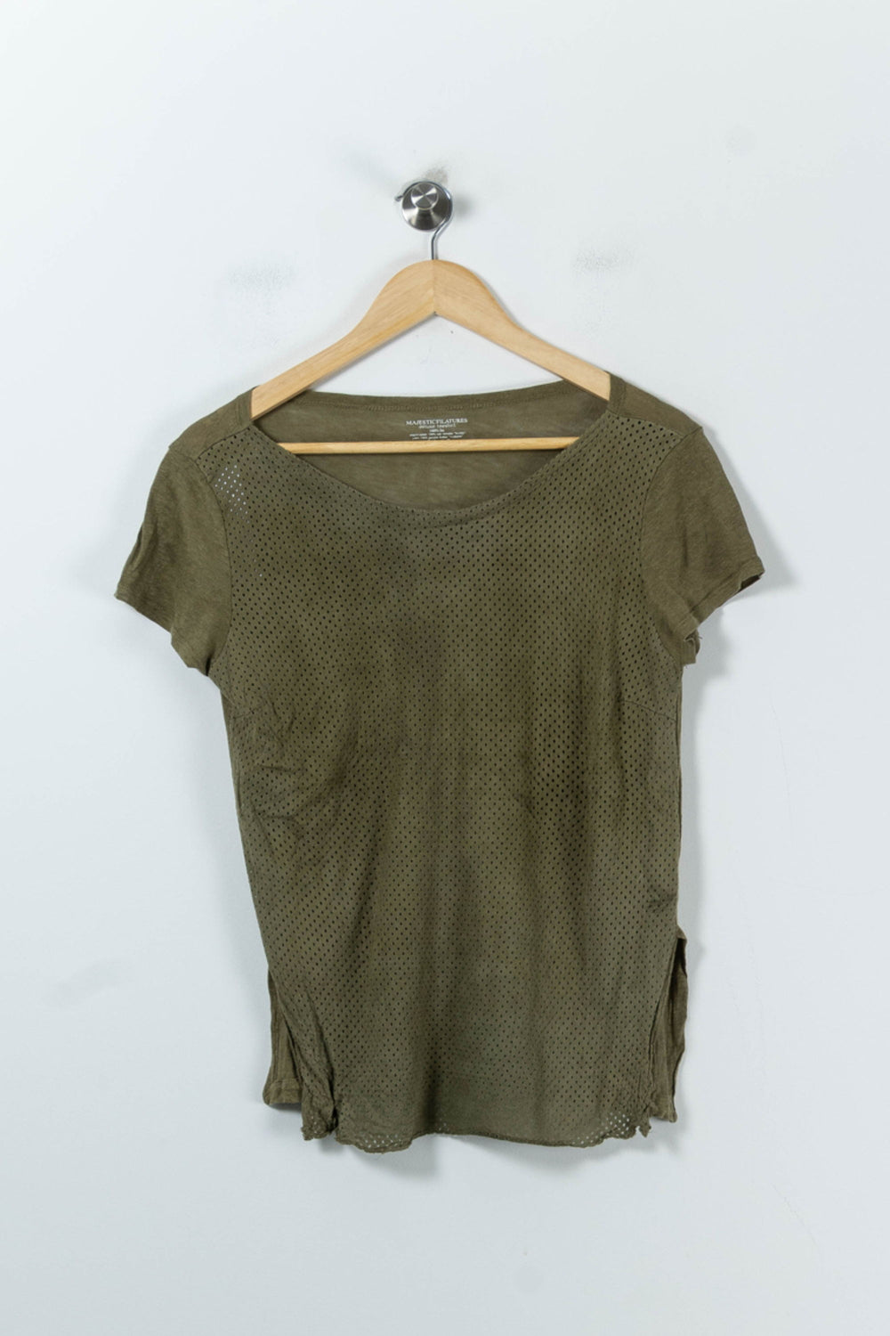 Tee-shirt Vert - Taille M/38 de la marque Majestic Filatures | PARAD91631 - Vendu par Paradigme - Image 2