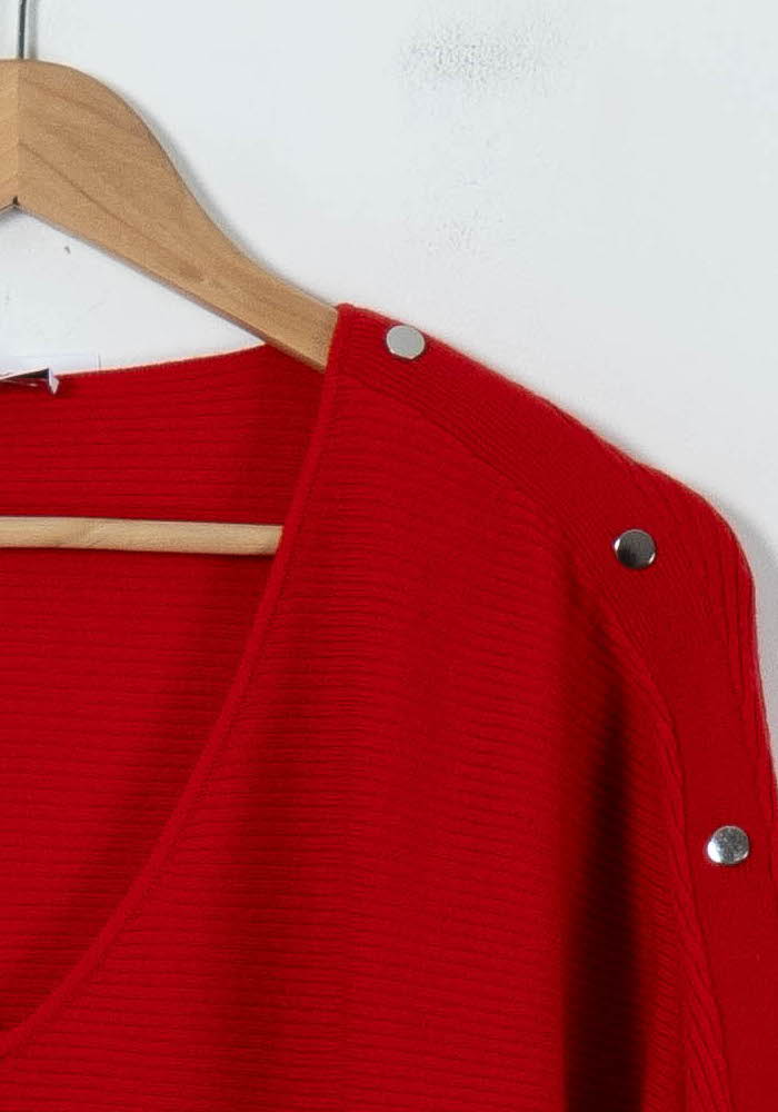 Pull Rouge - Taille XS/34 de la marque ZAPA | PARAD91632 - Vendu par Paradigme - Image 3
