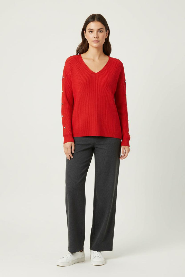 Pull Rouge - Taille XS/34 de la marque ZAPA | PARAD91632 - Vendu par Paradigme - Image 1
