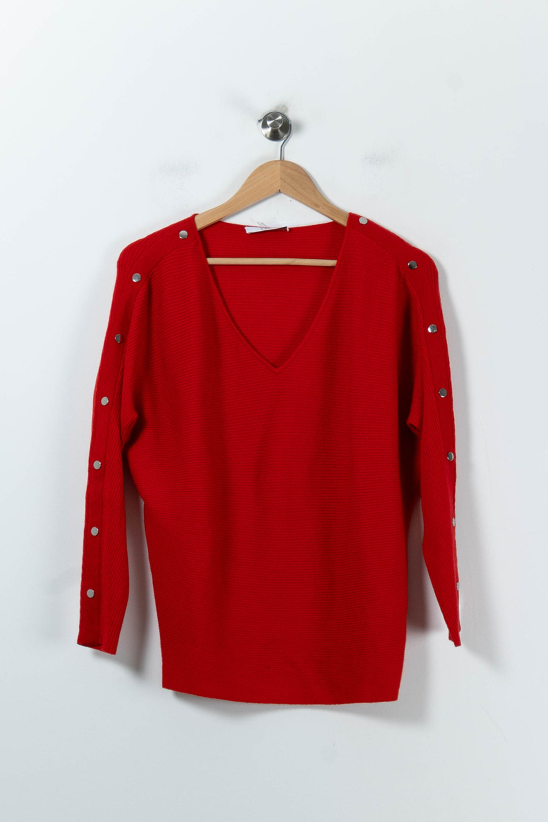 Pull Rouge - Taille XS/34 de la marque ZAPA | PARAD91632 - Vendu par Paradigme - Image 2