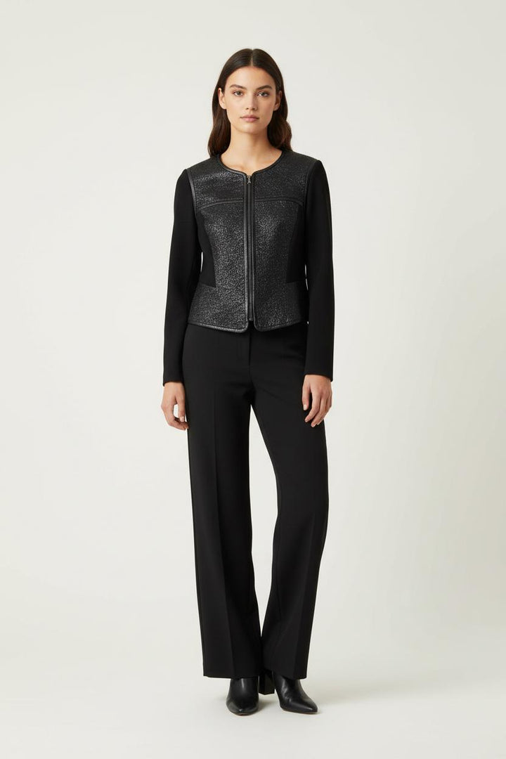 Veste En Cuir Noire - Taille S/36 de la marque ZAPA | PARAD91633 - Vendu par Paradigme - Image 1