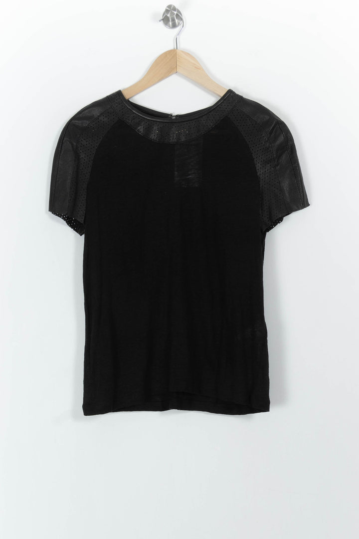 T-shirt Noir - Taille M/38 de la marque Maje | PARAD91634 - Vendu par Paradigme - Image 2