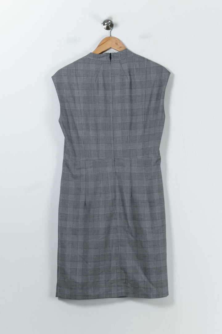 Robe Droite Grise - Taille XL/42 de la marque Caroll | PARAD91635 - Vendu par Paradigme - Image 4