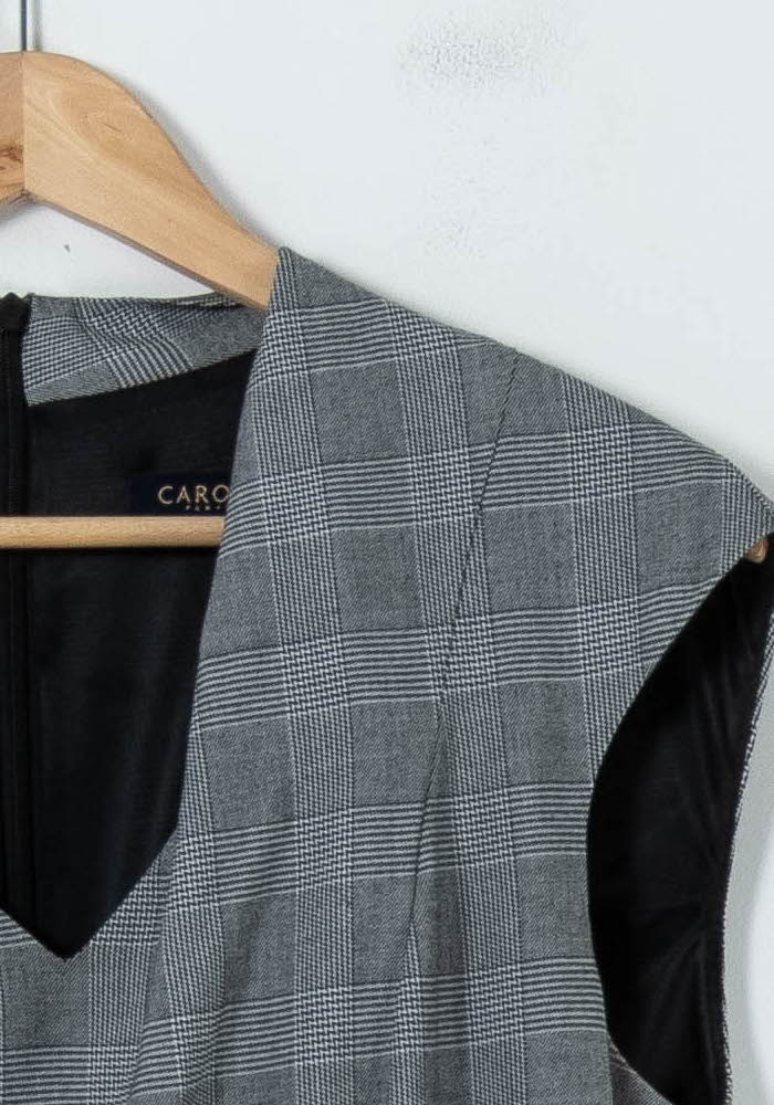 Robe Droite Grise - Taille XL/42 de la marque Caroll | PARAD91635 - Vendu par Paradigme - Image 3