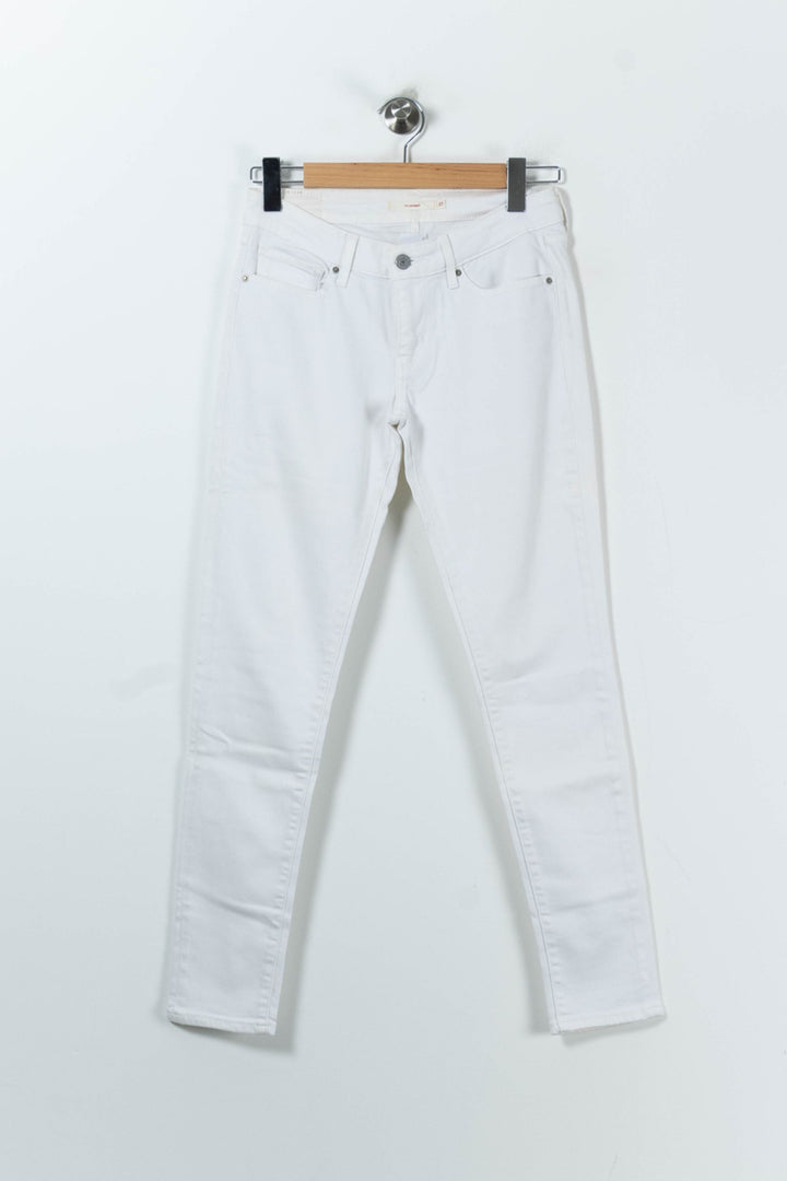 Jean Skinny Blanc - Taille S/36 de la marque Levi's | PARAD91644 - Vendu par Paradigme - Image 2