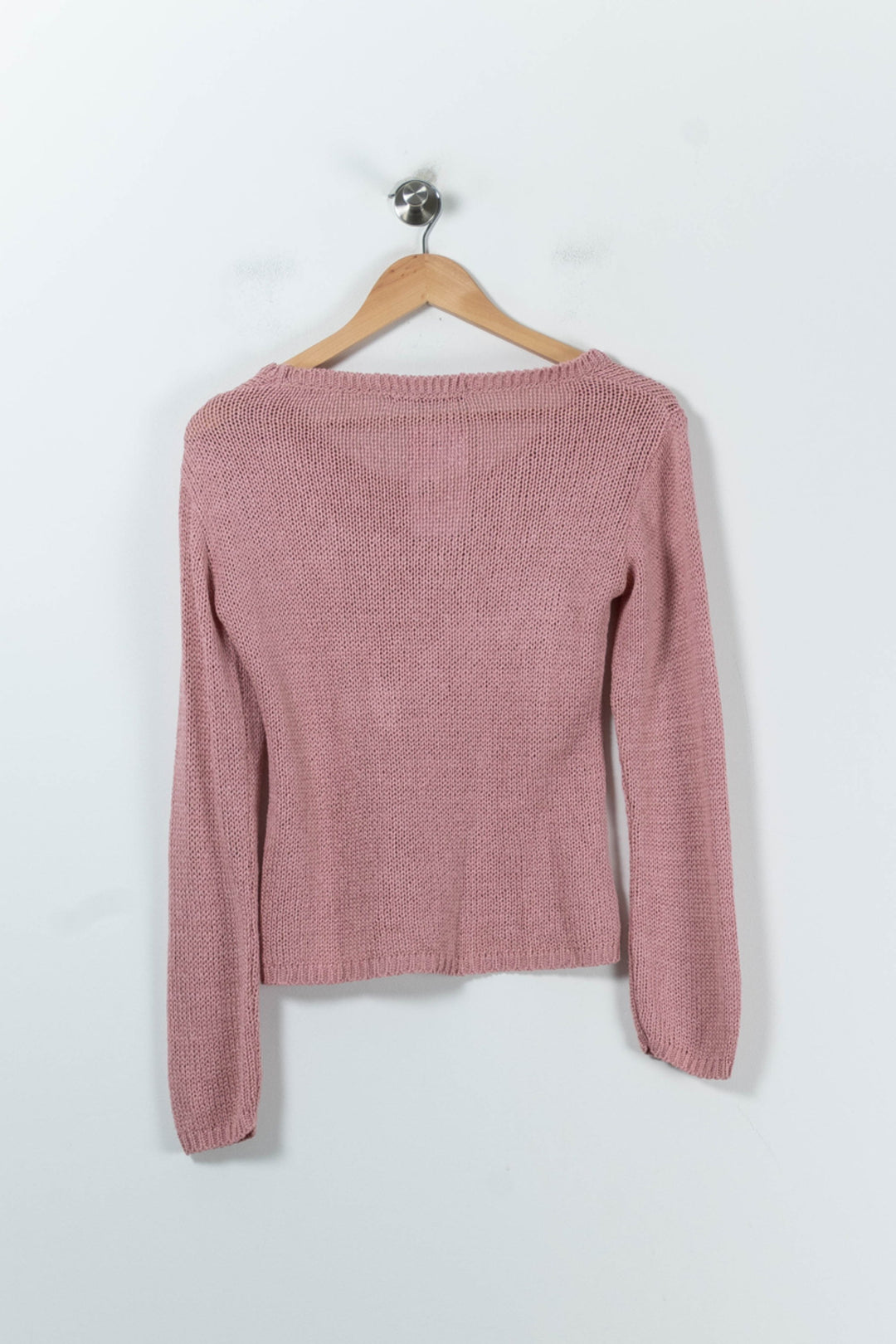 Pull Rose - Taille S/36 de la marque La Fée Maraboutée | PARAD91645 - Vendu par Paradigme - Image 4