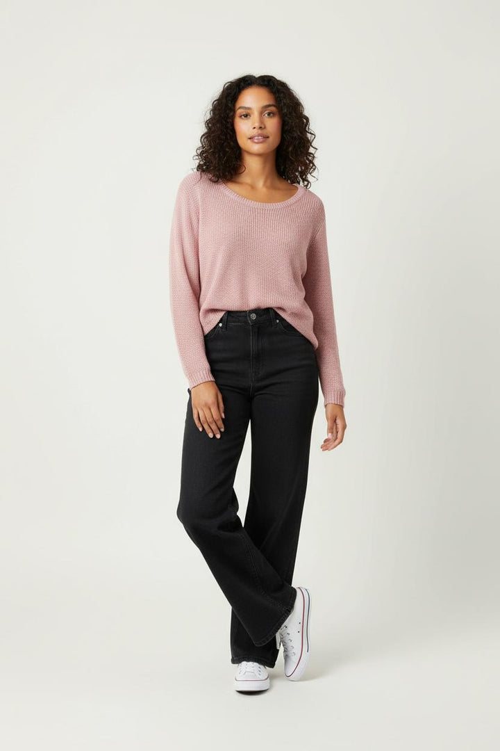 Pull Rose - Taille S/36 de la marque La Fée Maraboutée | PARAD91645 - Vendu par Paradigme - Image 1