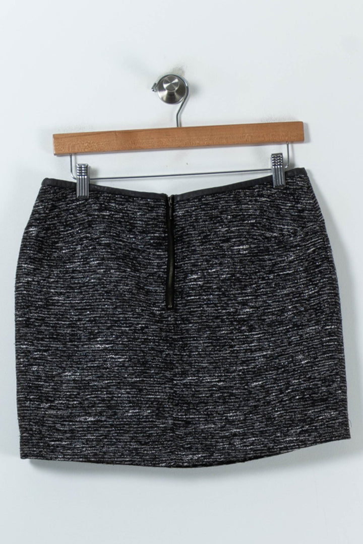 Jupe Droite Noire et Grise - Taille L/40 de la marque Kookai | PARAD91647 - Vendu par Paradigme - Image 4