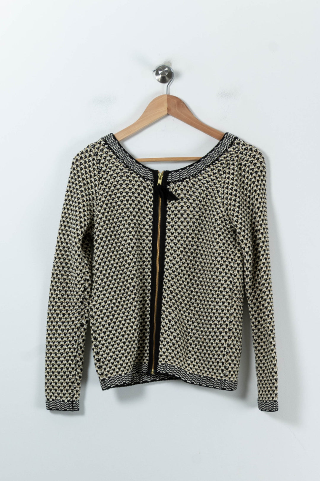 Pull Beige et Noir - Taille XS/34 de la marque Kookai | PARAD91655 - Vendu par Paradigme - Image 4