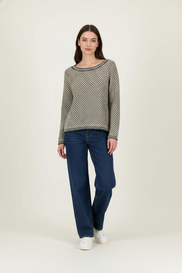 Pull Beige et Noir - Taille XS/34 de la marque Kookai | PARAD91655 - Vendu par Paradigme - Image 1