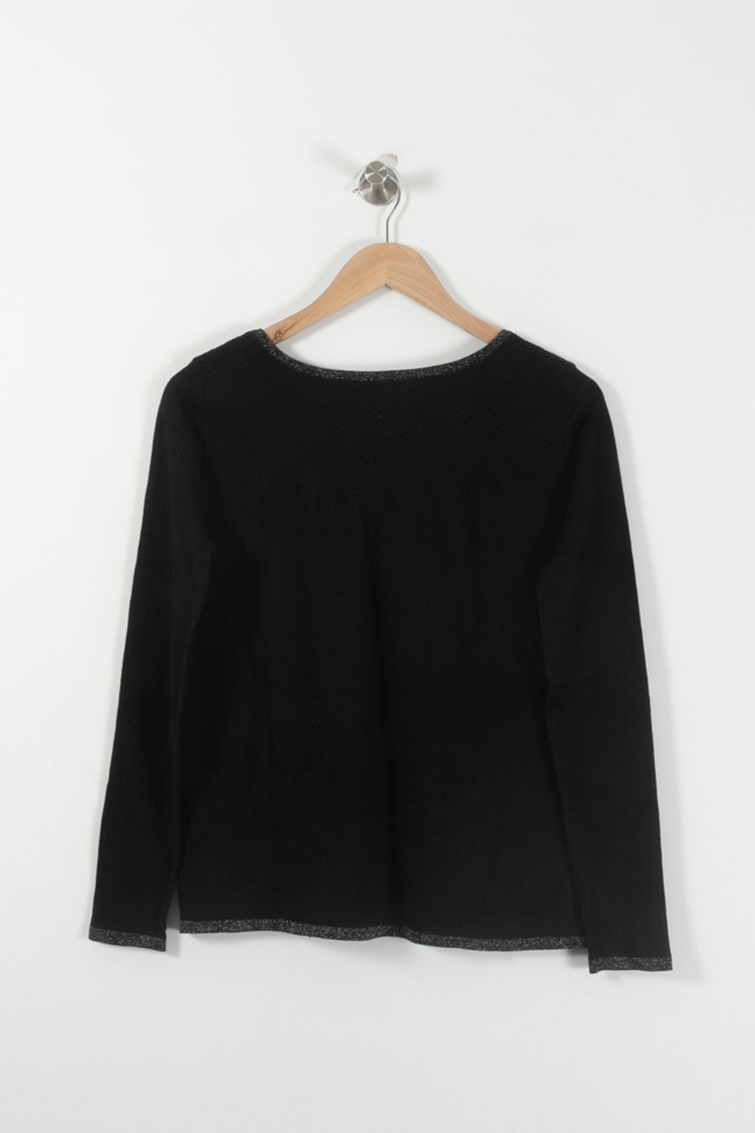 Pull Noir - Taille S/36 de la marque Des petits hauts | PARAD91659 - Vendu par Paradigme - Image 4