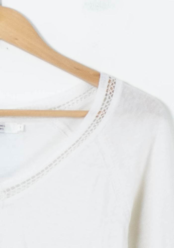 Pull Blanc - Taille S/36 de la marque Comptoir des Cotonniers | PARAD91660 - Vendu par Paradigme - Image 3