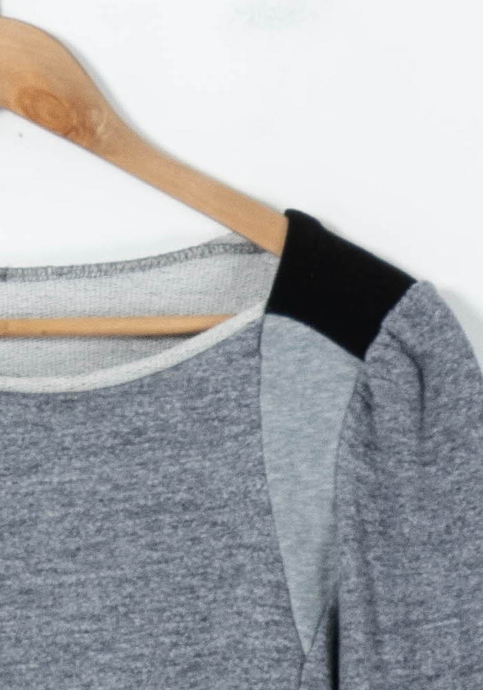 Sweat Gris et Noir - Taille L/40 de la marque Maje | PARAD91664 - Vendu par Paradigme - Image 3