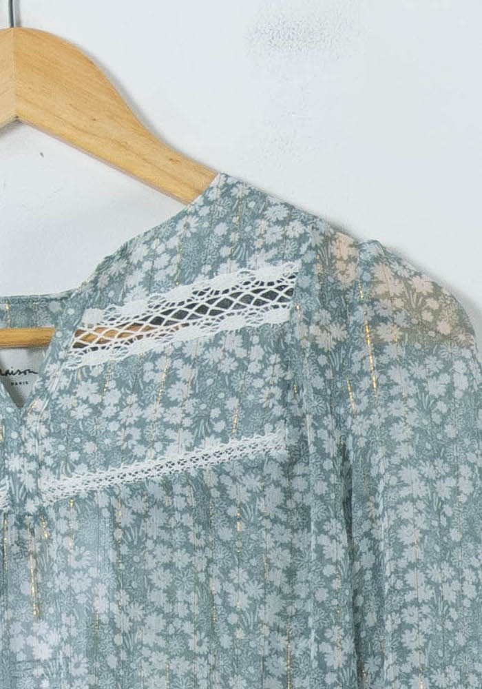 Blouse Verte - Taille S/36 de la marque Maison 123 | PARAD91665 - Vendu par Paradigme - Image 3