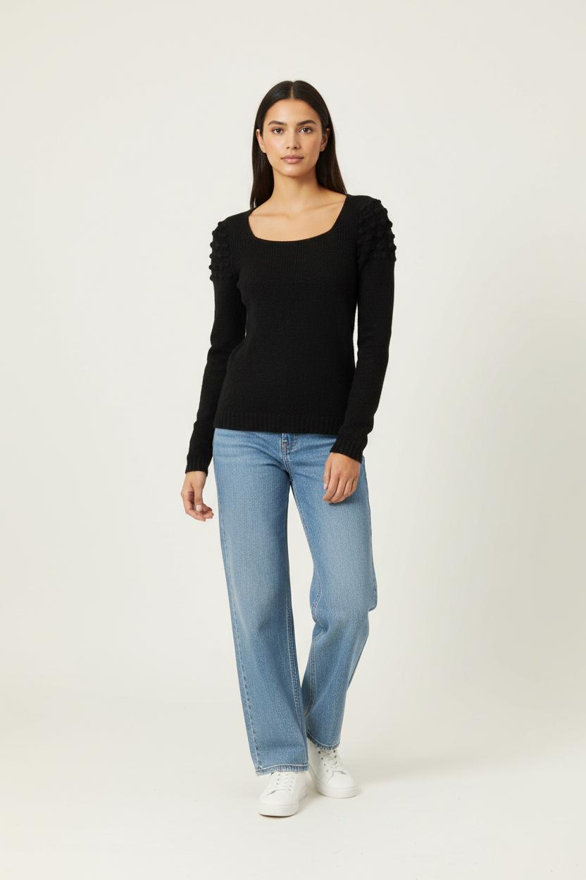 Pull Noir - Taille M/38 de la marque I.Code | PARAD91671 - Vendu par Paradigme - Image 1