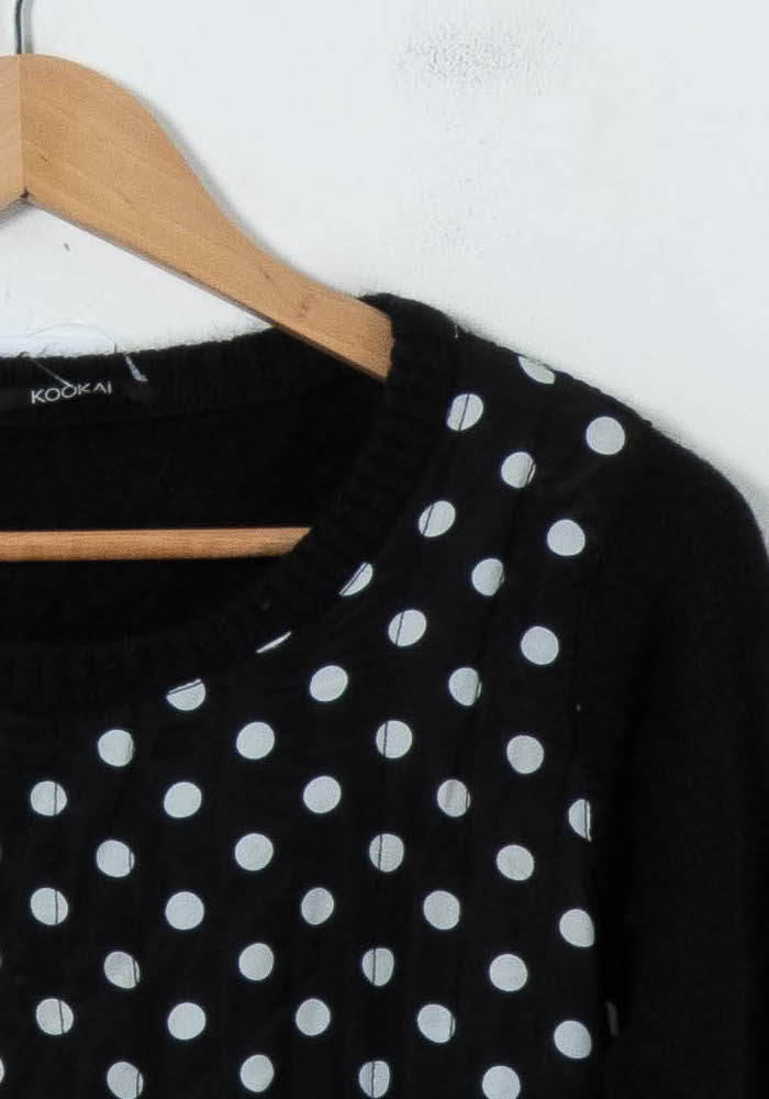 Pull Noir et Blanc - Taille S/36 de la marque Kookai | PARAD91672 - Vendu par Paradigme - Image 3