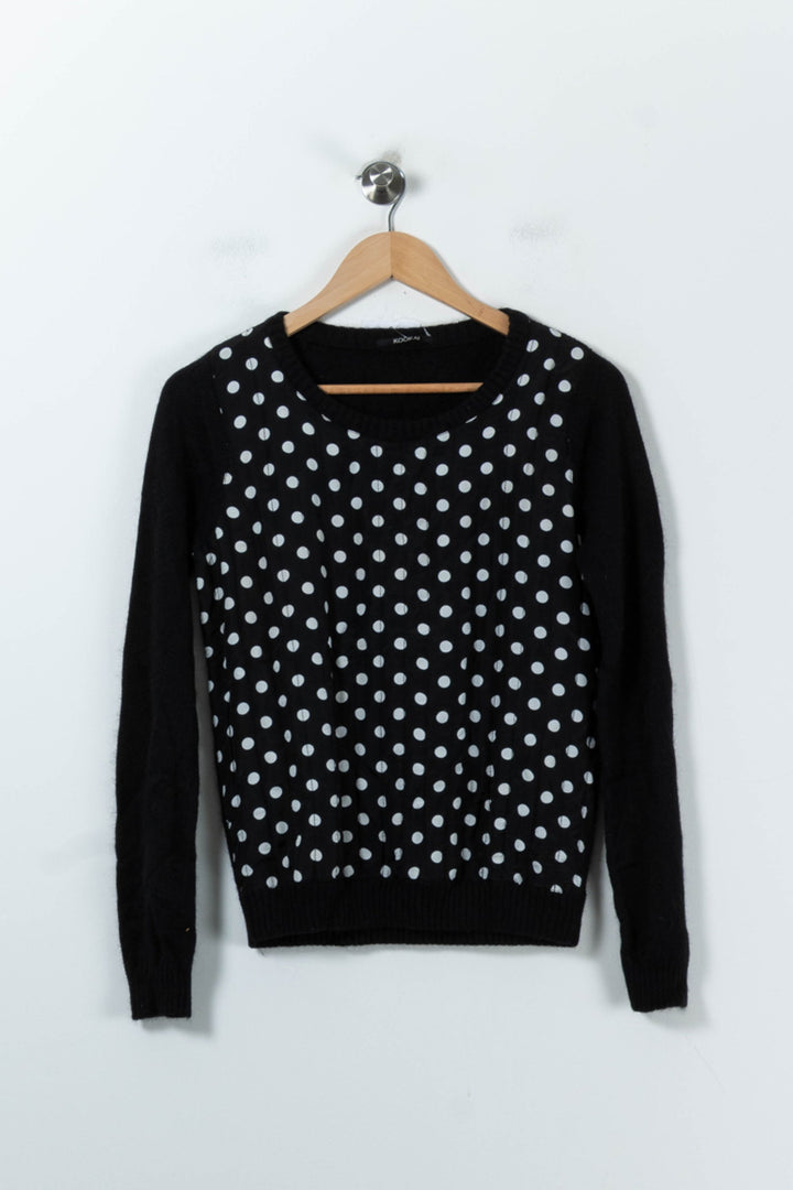 Pull Noir et Blanc - Taille S/36 de la marque Kookai | PARAD91672 - Vendu par Paradigme - Image 2