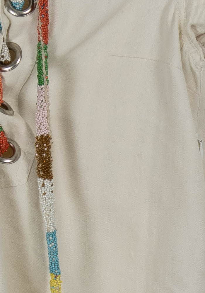 Robe Courte Blanche - Taille M/38 de la marque Manoush | PARAD91684 - Vendu par Paradigme - Image 3