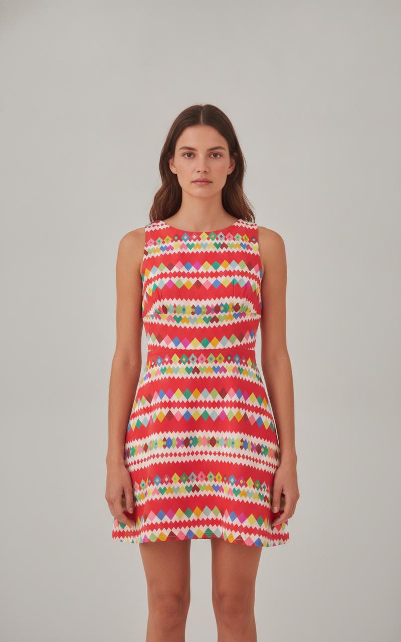 Top multicolore rose - XS / 34