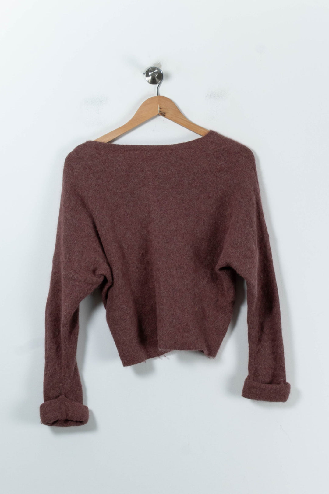 Pull Bordeau - Taille XS/34 de la marque American Vintage | PARAD91702 - Vendu par Paradigme - Image 4