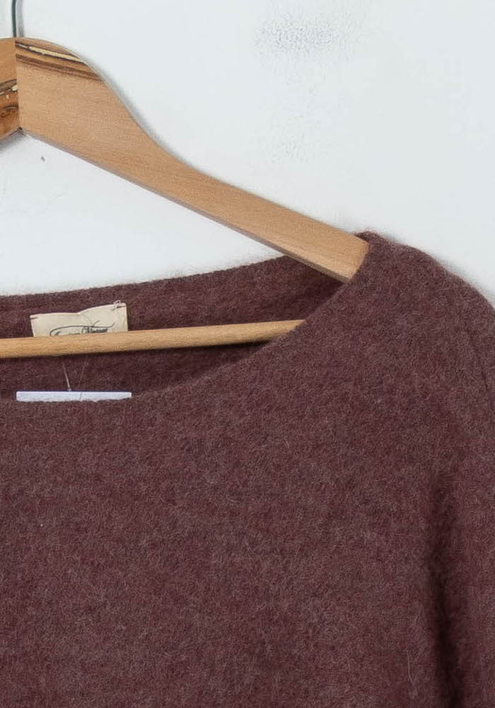 Pull Bordeau - Taille XS/34 de la marque American Vintage | PARAD91702 - Vendu par Paradigme - Image 3