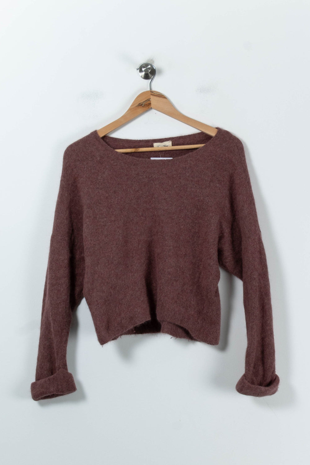 Pull Bordeau - Taille XS/34 de la marque American Vintage | PARAD91702 - Vendu par Paradigme - Image 2