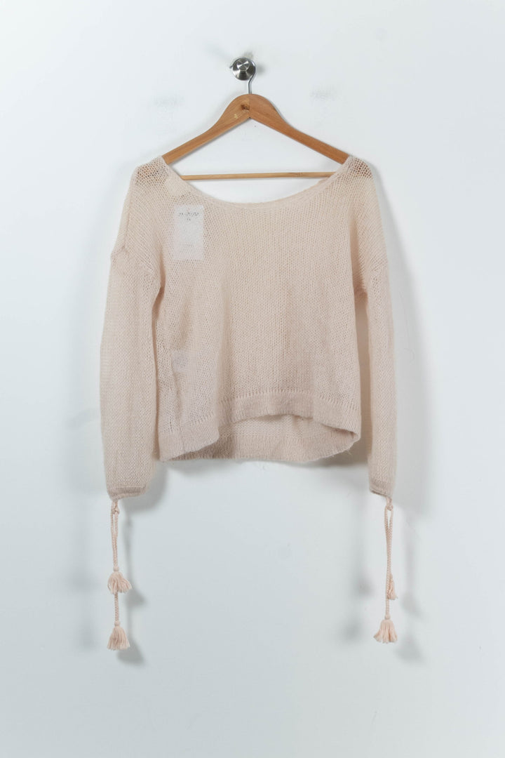 Pull Rose - Taille XS/34 de la marque Sézane | PARAD91706 - Vendu par Paradigme - Image 4
