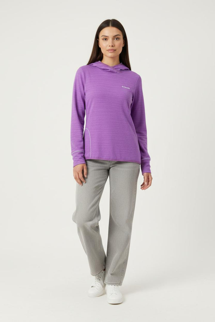 Sweat à Capuche Violet - Taille XS/34 de la marque Columbia | PARAD91707 - Vendu par Paradigme - Image 1