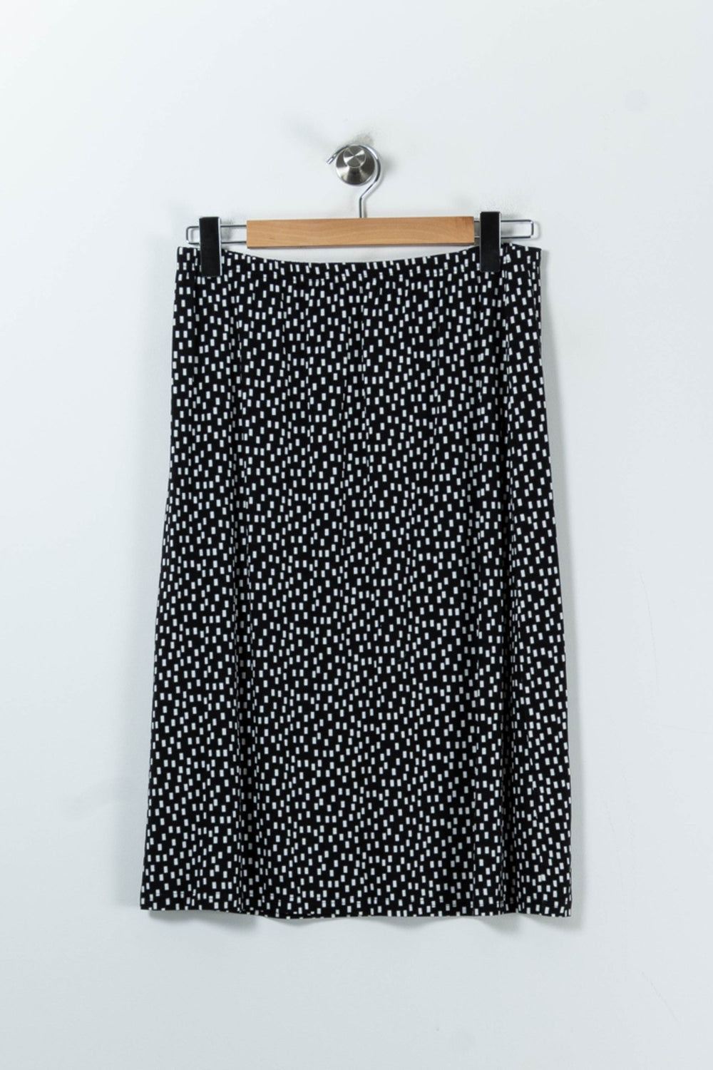 Jupe Midi Noire et Blanche - Taille L/40 de la marque Agnès b. | PARAD91712 - Vendu par Paradigme - Image 2