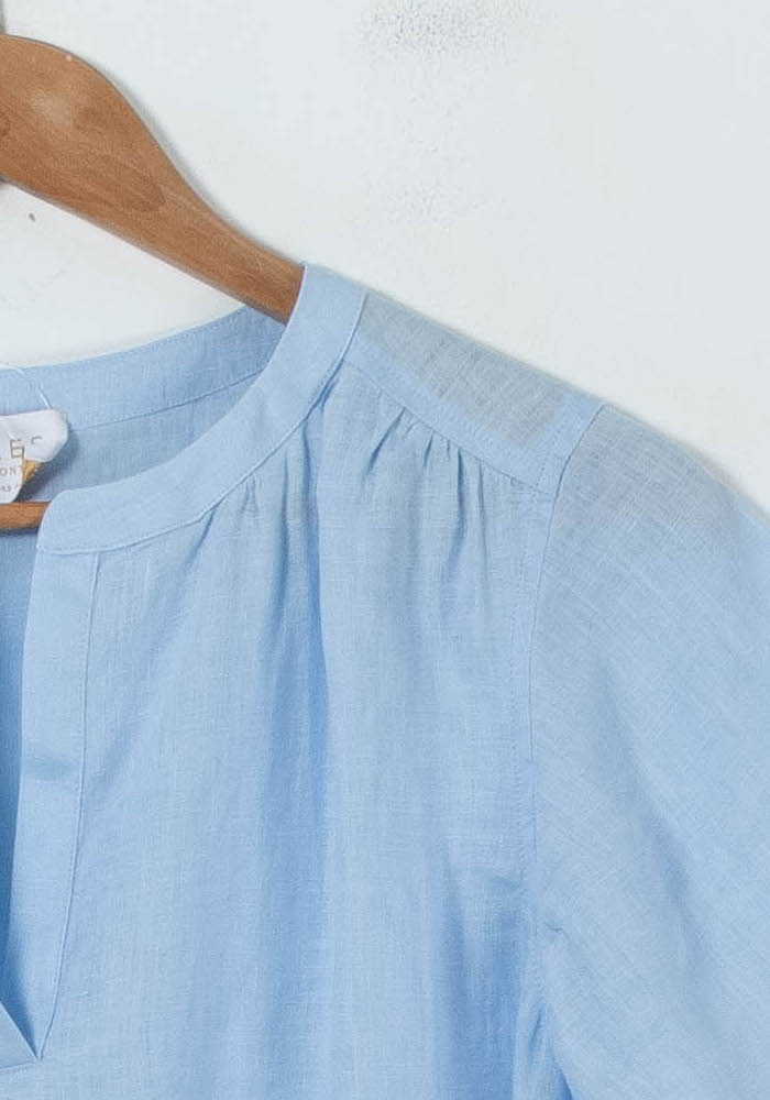 Blouse Bleue - Taille M/38 de la marque Maison Montagut | PARAD91716 - Vendu par Paradigme - Image 3