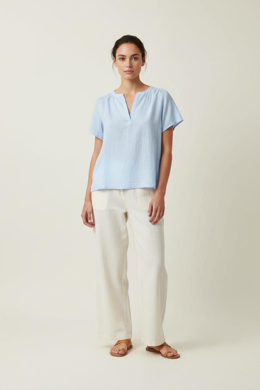 Blouse Bleue - Taille M/38 de la marque Maison Montagut | PARAD91716 - Vendu par Paradigme - Image 1