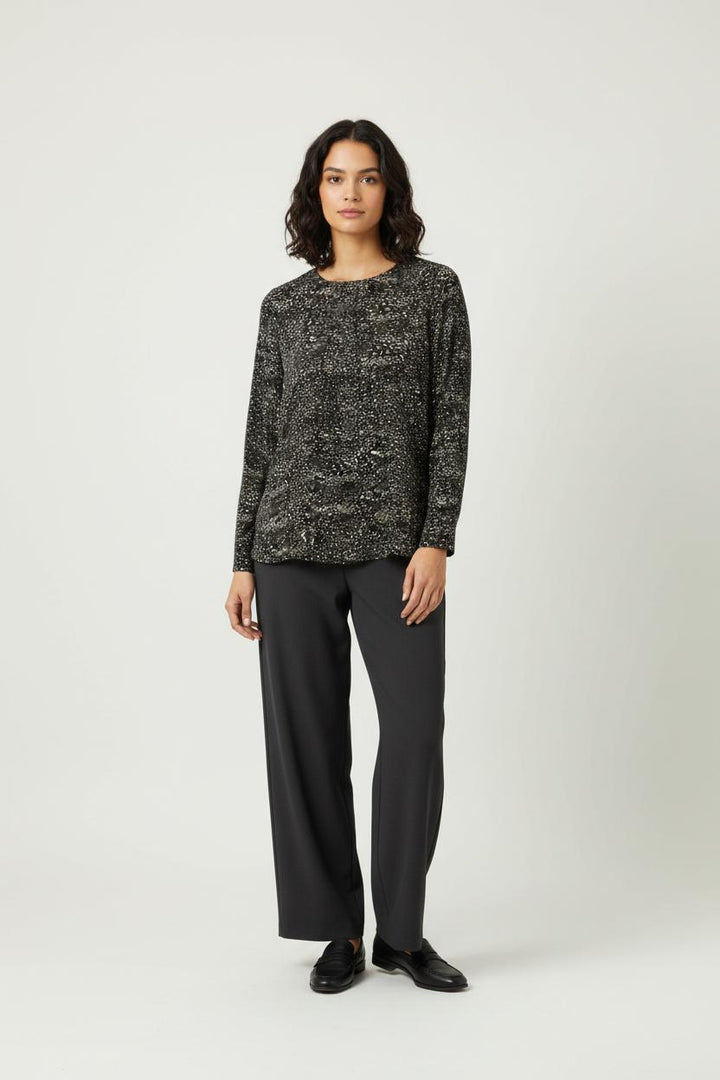 Blouse Noire et Grise - Taille M/38 de la marque One Step | PARAD91719 - Vendu par Paradigme - Image 1