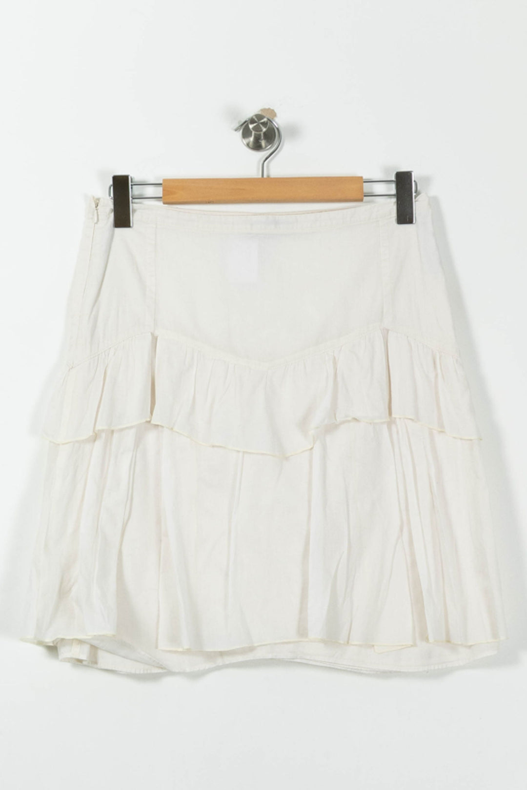 Jupe Volants Beige - Taille M/38 de la marque Comptoir des Cotonniers | PARAD9172 - Vendu par Paradigme - Image 4