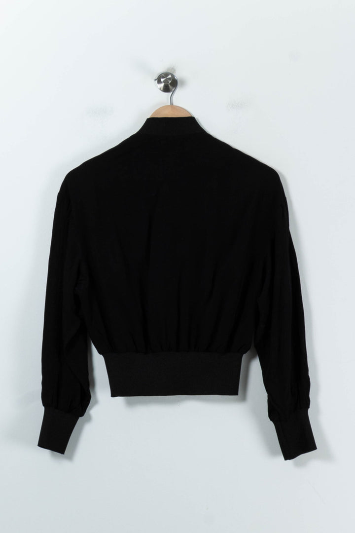Blouson Noir - Taille XS/34 de la marque Maje | PARAD91720 - Vendu par Paradigme - Image 4