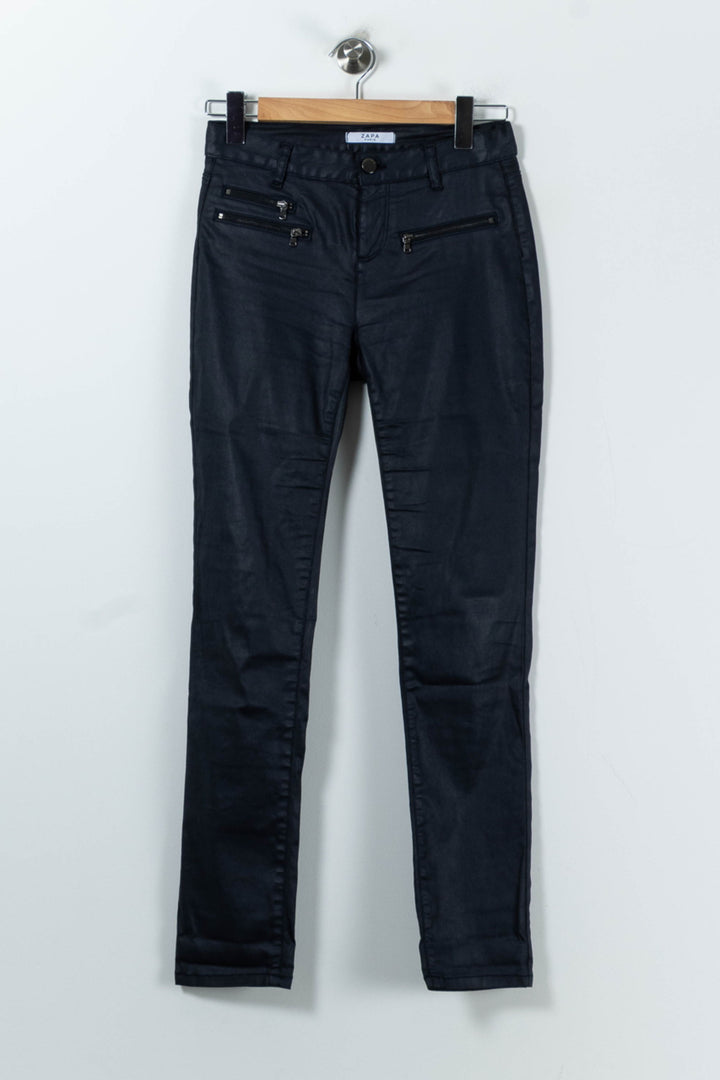 Pantalon Slim Bleu - Taille S/36 de la marque ZAPA | PARAD91728 - Vendu par Paradigme - Image 2